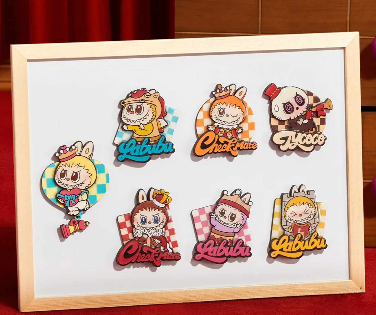 Labubu The Monsters Let's Checkmate Series Fridge Magnet Single Blind Box