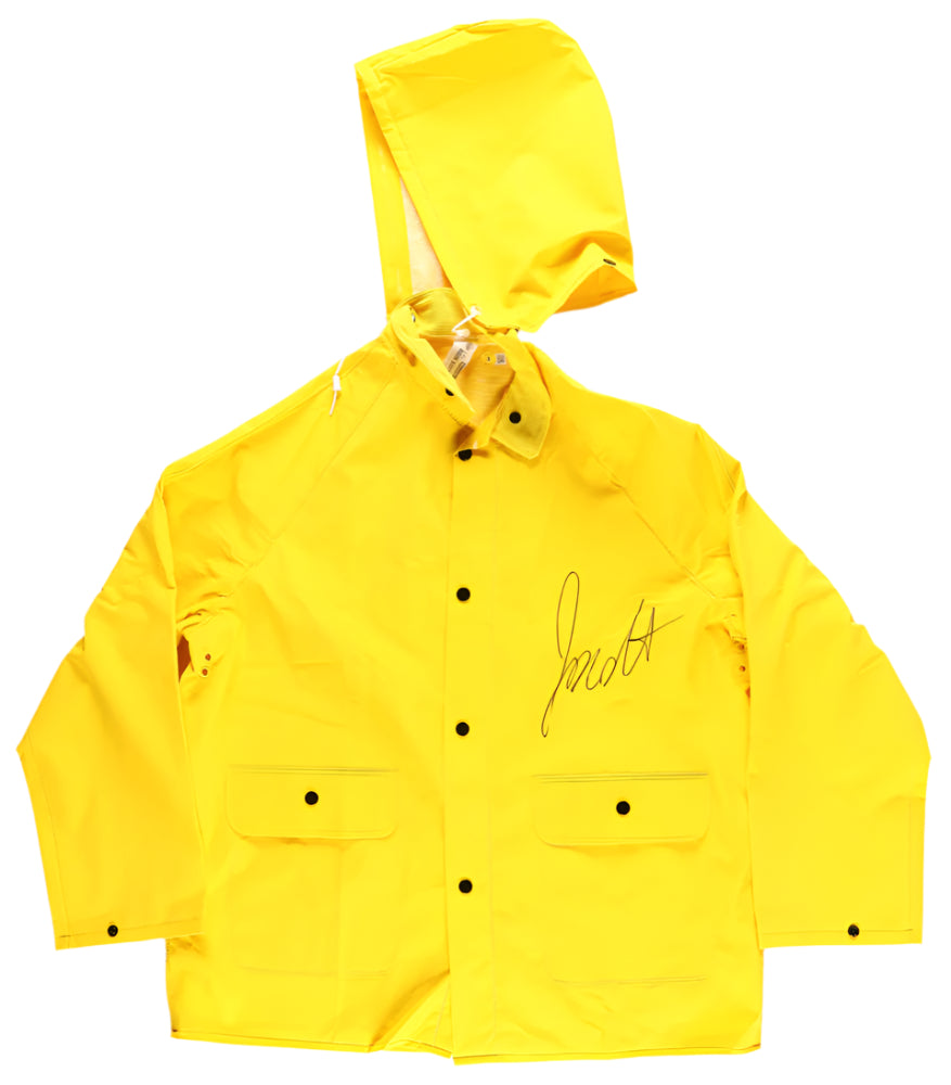 Jackson Robert Scott Signed "IT" Georgie Yellow Raincoat | Movie Prop Replica (Beckett)