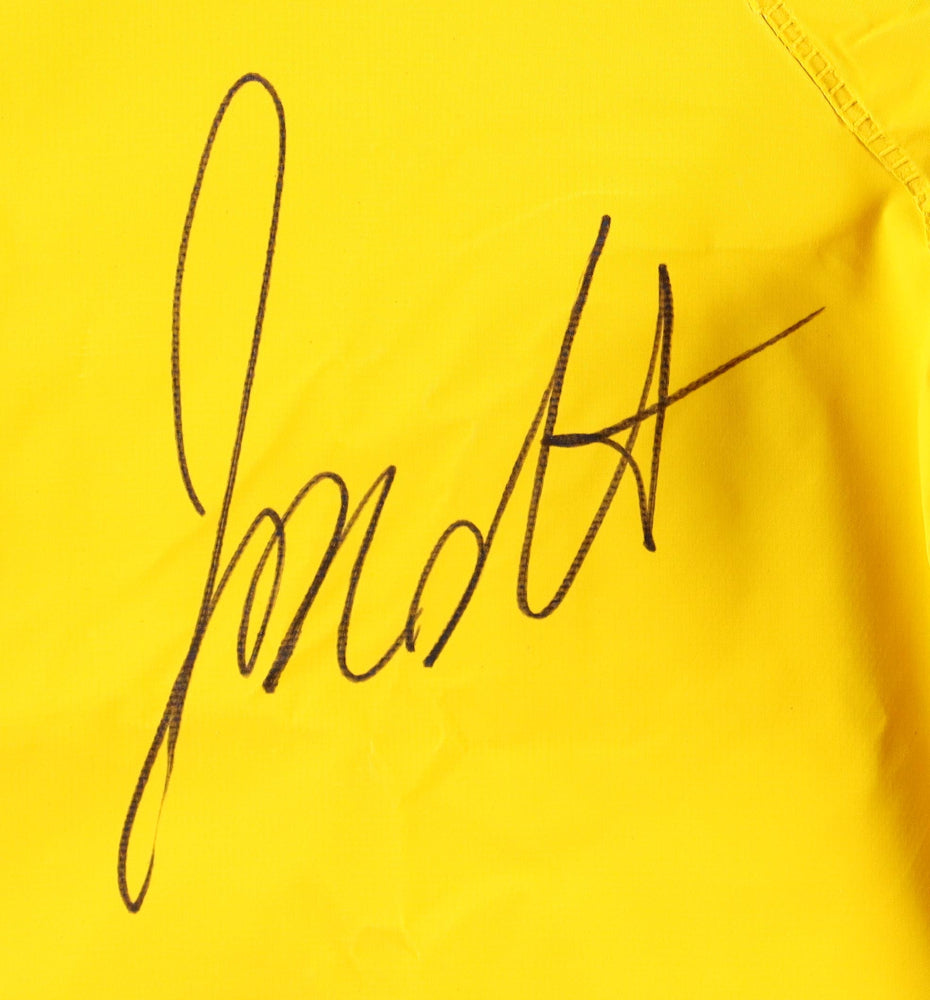 Jackson Robert Scott Signed "IT" Georgie Yellow Raincoat | Movie Prop Replica (Beckett)