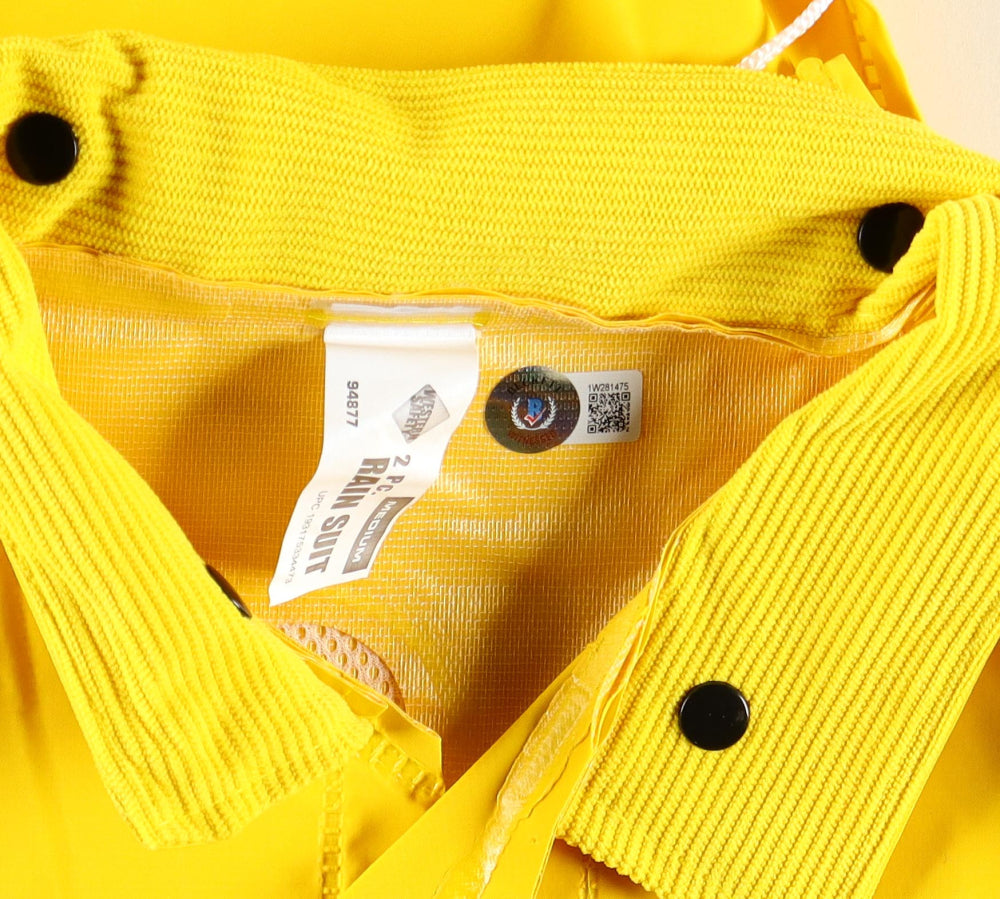Jackson Robert Scott Signed "IT" Georgie Yellow Raincoat | Movie Prop Replica (Beckett)