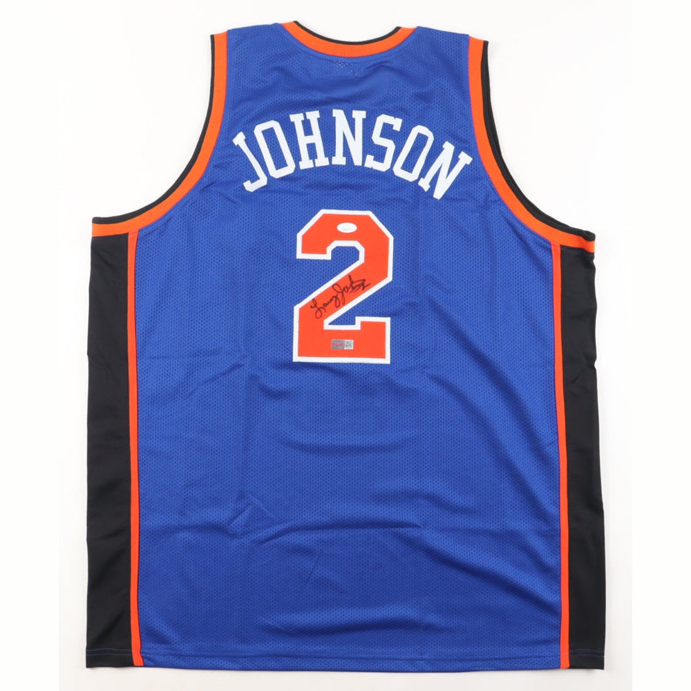 Larry Johnson Signed Jersey