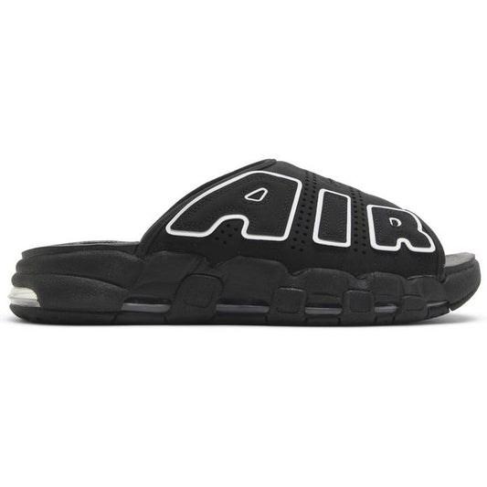 Nike Air More Uptempo Slide Black White
