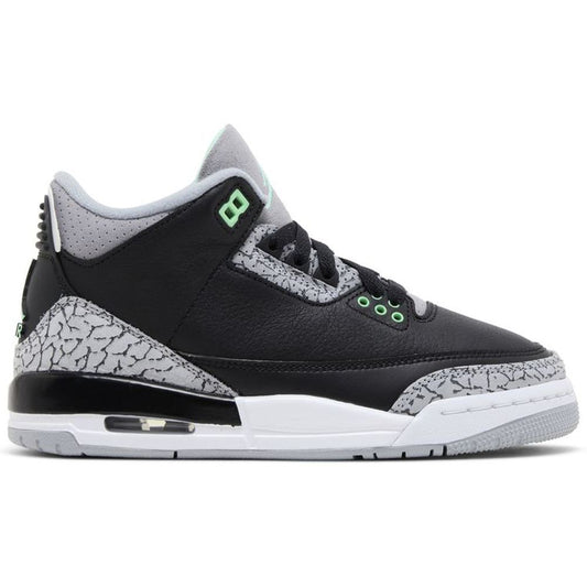 Air Jordan 3 Retro Green Glow (Kids)