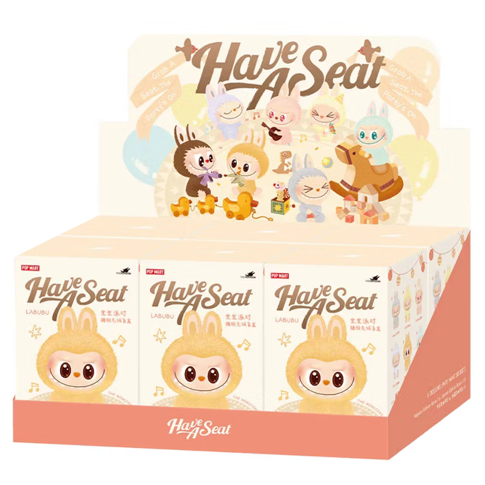 Pop Mart Labubu The Monsters Have a Seat Vinyl Plush Blind Box