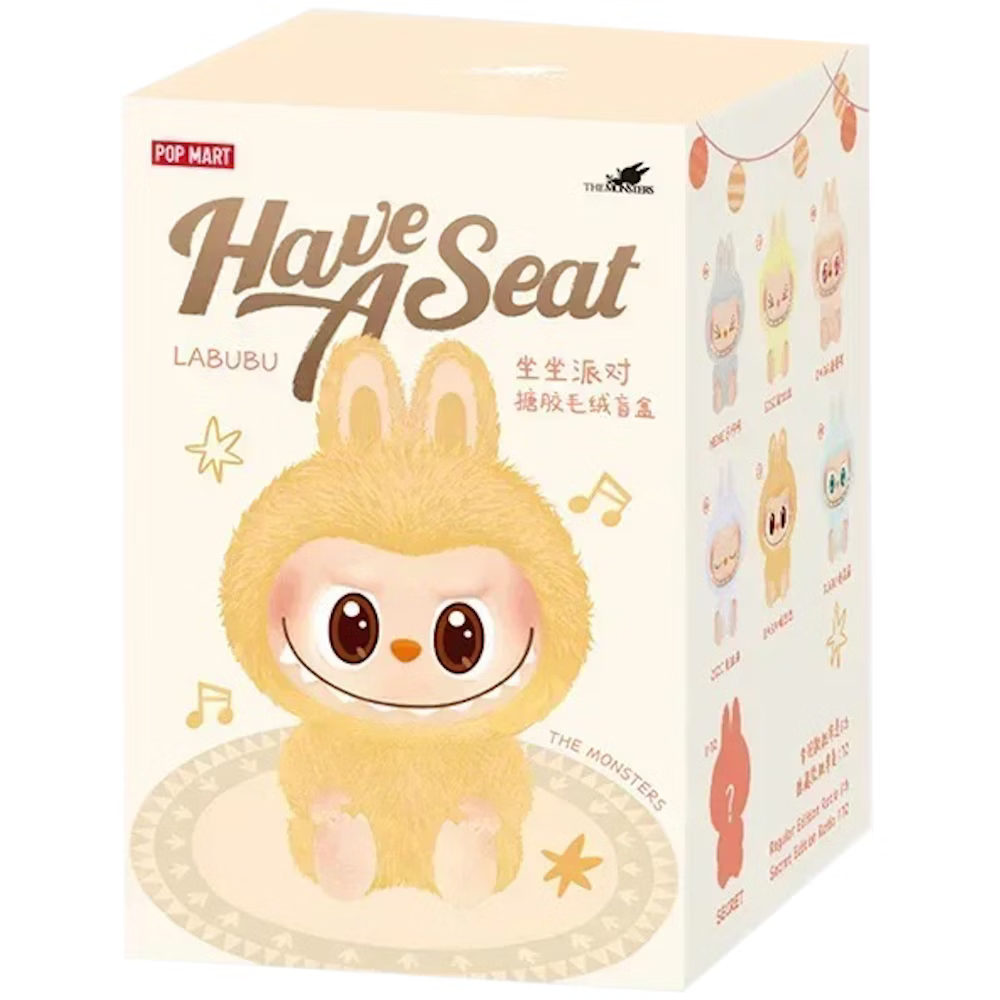 Pop Mart Labubu The Monsters Have a Seat Vinyl Plush Blind Box