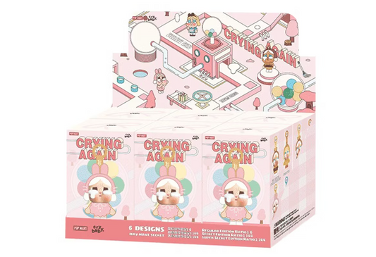 Pop Mart CryBaby Crying Again Series Vinyl Face Plush Single Blind Box