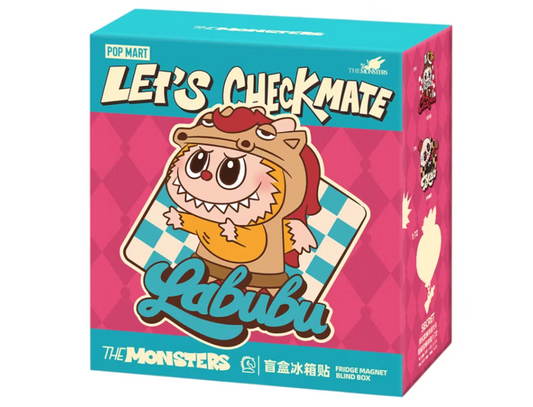 Labubu The Monsters Let's Checkmate Series Fridge Magnet Single Blind Box