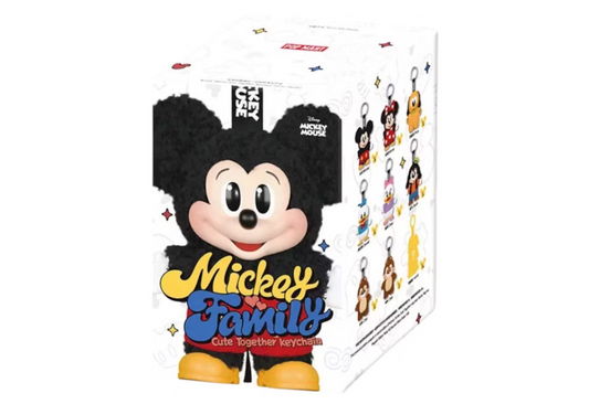 Pop Mart Disney Mickey Family Together Series Plush Keychain Single Blind Box