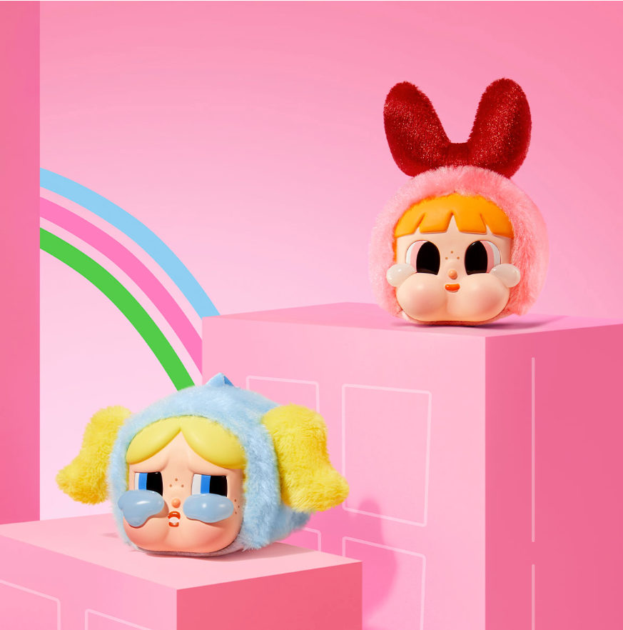 Pop Mart CryBaby x Powerpuff Girls Series Vinyl Face Plush (1 Blind Boxes)