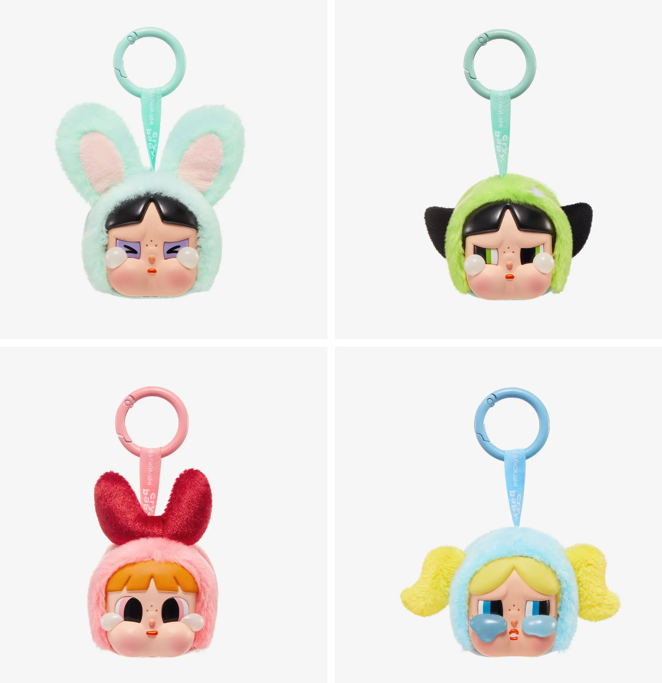 Pop Mart CryBaby x Powerpuff Girls Series Vinyl Face Plush (1 Blind Boxes)
