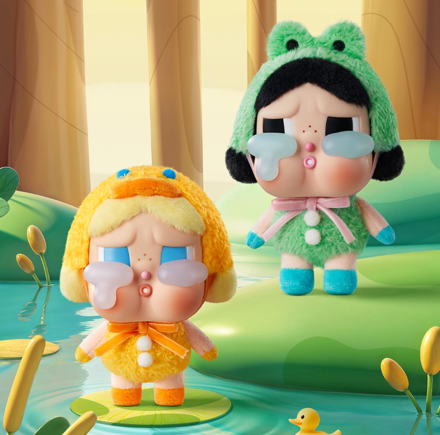 Pop Mart CryBaby Crying Again Series Vinyl Face Plush Single Blind Box
