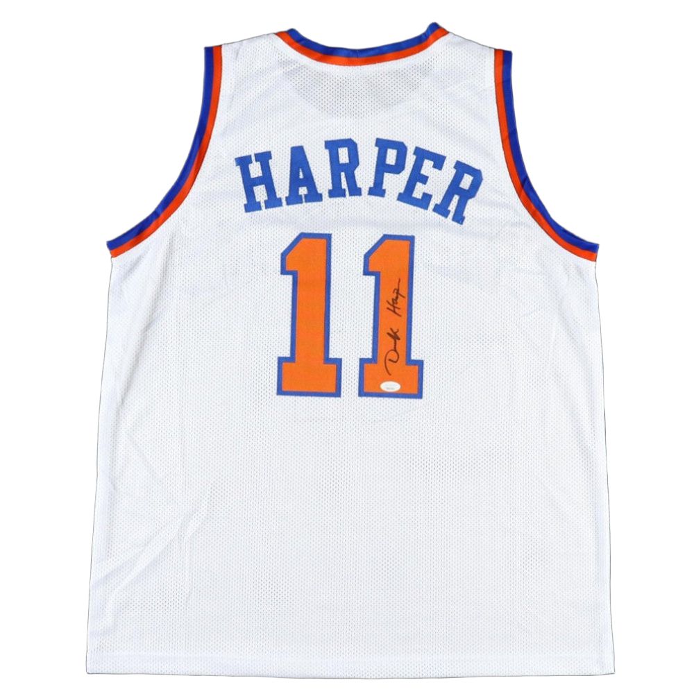 Derek Harper Signed Jersey