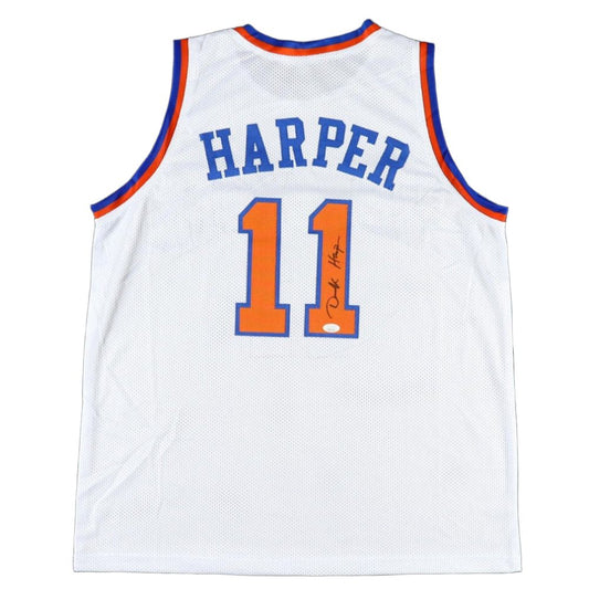 Derek Harper Signed Jersey
