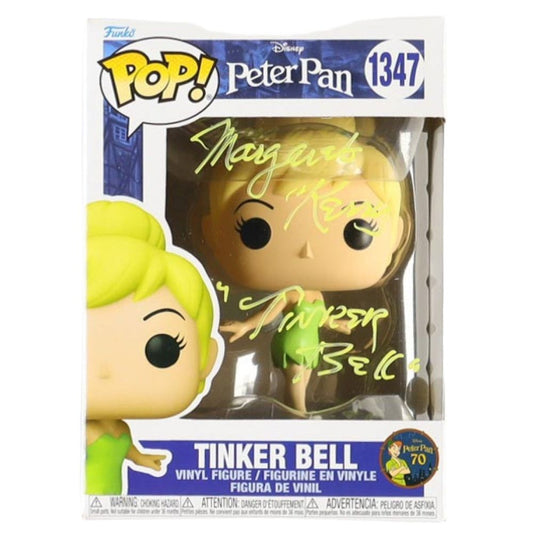 Margaret Kerry Signed "Peter Pan" #1347 Tinker Bell Funko Inscribed "Tinker Bell" (JSA)