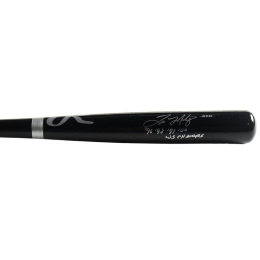 Tino Martinez Signed Rawlings Pro Baseball Bat Inscribed "96, 98, 99, 00 WS Champs" (Beckett)